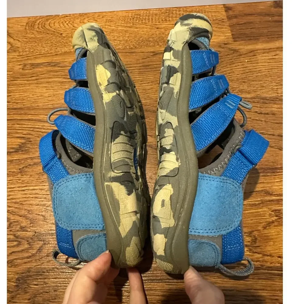 KEEN Big Kids Newport H2 Water & Hiking Sandals – Blue – Size 5 Outdoor Gear